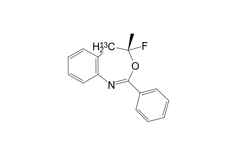 (4S)-5-[13C]-4-Fluoro-4-methyl-2-phenyl-4,5-dihydrobenzo[d]-1,3-oxazepine