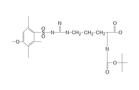 L-N2-CARBOXY-N5-{[(4-METHOXY-2,3,6-TRIMETHYLPHENYL)SULFONYL]AMI-DINO}ORNITHINE, N2-tert-BUTYL ESTER