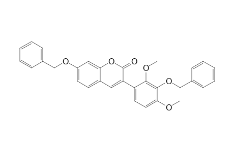 3-(3-Benzyloxy-2,4-dimethoxyphenyl)-7-benzyloxy-2H-1-benzopyran-2-one