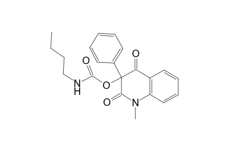 1,2,3,4-Tetrahydro-1-methyl-2,4-dioxo-3-phenylquinolin-3-yl Butylcarbamate
