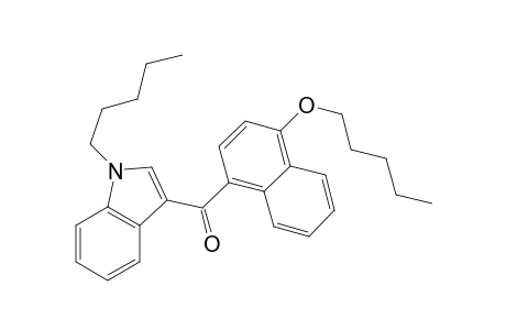 (4-amoxy-1-naphthyl)-(1-amylindol-3-yl)methanone