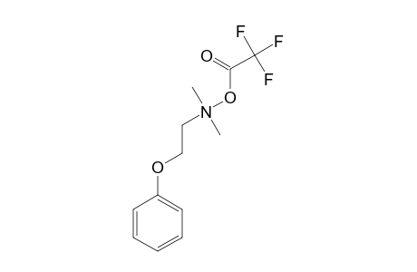 TRIFLUOROACETIC_N,N-DIMETHYL-2-PHENOXYETHYLAMIDE;TFA-PA+