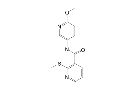 N-(6-Methoxypyridin-3-yl)-2-(methylsulfanyl)pyridine-3-carboxamide