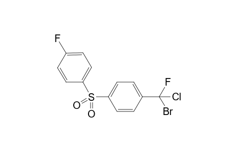 1-(bromochlorofluoromethyl)-4-(4-fluorophenylsulfonyl)benzene