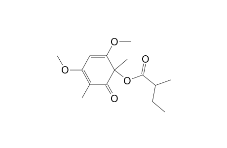 3,5-Dimethoxy-2,6-dimethyl-(6r)-((2r)-2-methylbutyryloxy)-2,4-cyclohexadien-1-one