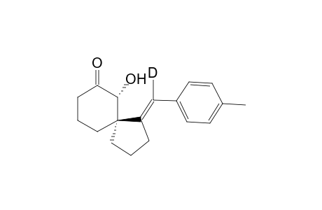 (5R*,6R*,E)-6-Hydroxy-1-(4-methylbenzylidene)spiro[4.5]decan-7-one (mon-deuterated)