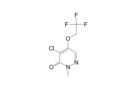 4-CHLORO-2-METHYL-5-(BETA-TRIFLUOROETHOXY)-3(2H)-PYRIDAZINONE