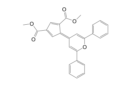 1,3-Cyclopentadiene-1,3-dicarboxylic acid, 5-(2,6-diphenyl-4H-pyran-4-ylidene)-, dimethyl ester