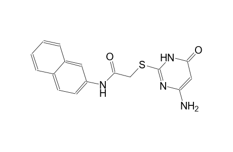 2-[(4-amino-6-oxo-1,6-dihydro-2-pyrimidinyl)sulfanyl]-N-(2-naphthyl)acetamide