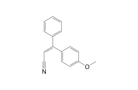 (Z)-3-(4-Methoxyphenyl)-3-phenylprop-2-enenitrile