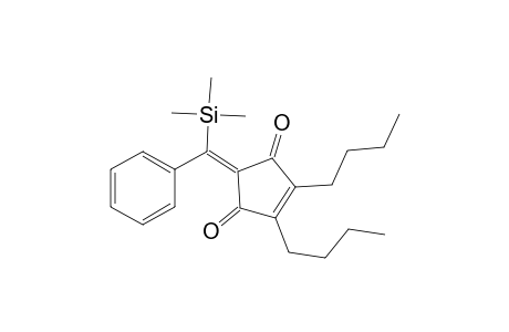 4,5-Di-n-butyl-2-(phenyl[trimethylsilyl]methylene)-4-cyclopentene-1,3-dione