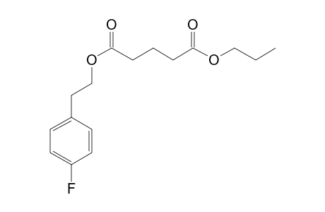 Glutaric acid, 2-(4-fluorophenyl)ethyl propyl ester