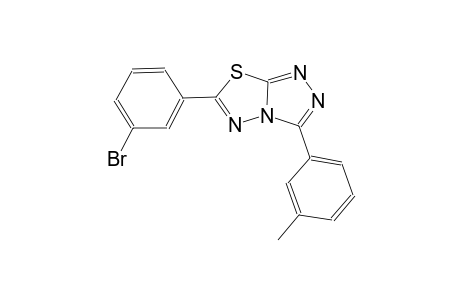 [1,2,4]triazolo[3,4-b][1,3,4]thiadiazole, 6-(3-bromophenyl)-3-(3-methylphenyl)-