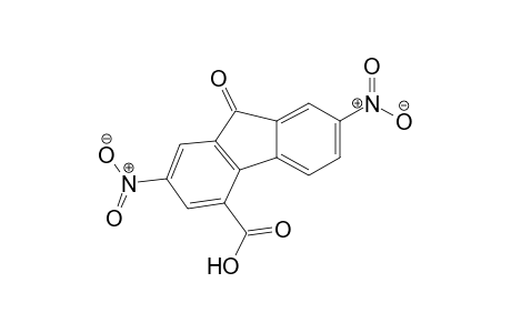 9H-fluorene-4-carboxylic acid, 2,7-dinitro-9-oxo-