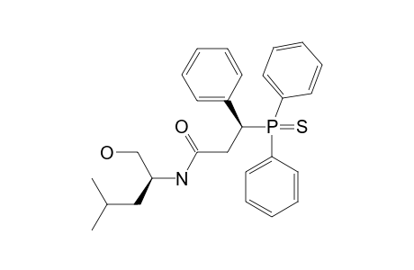 (3-S,1'-S)-3-DIPHENYLPHOSPHINOTHIOYL-3-PHENYL-N-(2'-HYDROXY-1'-TERT.-BUTYL)-ETHYLPROPANAMIDE