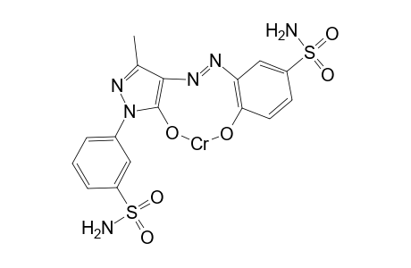 2-Amino-1-phenol-4-sulfonamide->3-methyl-1-(m-sulfamoylphenyl)-5-pyrazolon/1:1 Cr complex