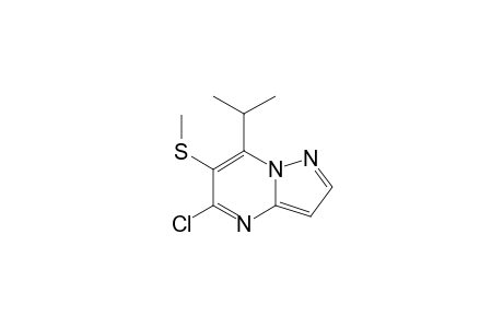 5-Chloro-7-isopropyl-6-(methylthio)pyrazolo[1,5-a]pyrimidine