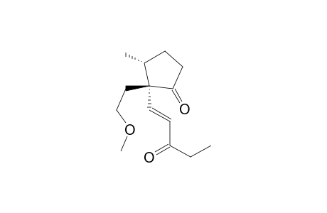 Cyclopentanone, 2-(2-methoxyethyl)-3-methyl-2-(3-oxo-1-pentenyl)-, [2S-[2.alpha.(E),3.alpha.]]-