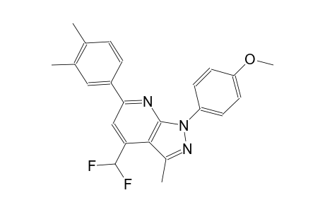 1H-pyrazolo[3,4-b]pyridine, 4-(difluoromethyl)-6-(3,4-dimethylphenyl)-1-(4-methoxyphenyl)-3-methyl-