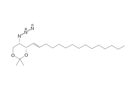(4S,5S,1'E)-5-Azido-2,2-Dimethyl-4-pentadec-1'-enyl-[1,3]dioxane
