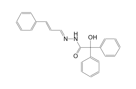 benzeneacetic acid, alpha-hydroxy-alpha-phenyl-, 2-[(E,2E)-3-phenyl-2-propenylidene]hydrazide