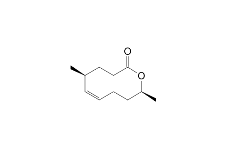 (4S,5Z,9S)-4-Methyl-5-decen-9-olide