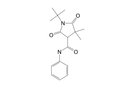 1-TERT.-BUTYL-4,4-DIMETHYL-2,5-DIOXOPYRROLIDINE-3-CARBOXYLIC-ACID-PHENYLAMIDE