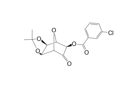 (1R,2R,4S,5S,6S)-5,6-EXO-(ISOPROPYLIDENEDIOXY)-3-OXO-7-OXABICYCLO-[2.2.1]-HEPT-2-OXO-YL-3-CHLOROBENZOATE