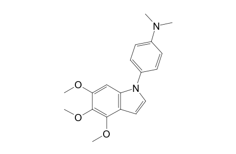 Dimethyl-[4-(4,5,6-trimethoxy-indol-1-yl)-phenyl]-amine
