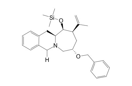 [(5S,8S,10R,11S,11aS)-8-Benzyloxy-10-isopropenyl-5,7,8,9,10,11-11a-12-octahydroazeoino[1,2-b]isoquinolin-11-ol TMS dev