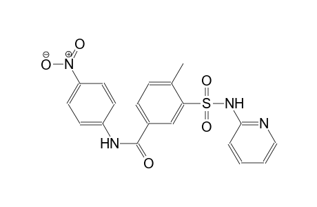 benzamide, 4-methyl-N-(4-nitrophenyl)-3-[(2-pyridinylamino)sulfonyl]-