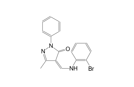 3H-pyrazol-3-one, 4-[[(2-bromophenyl)amino]methylene]-2,4-dihydro-5-methyl-2-phenyl-, (4Z)-