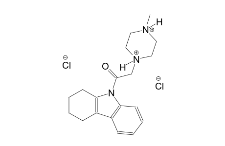1-methyl-4-[2-oxo-2-(1,2,3,4-tetrahydro-9H-carbazol-9-yl)ethyl]piperazinediium dichloride
