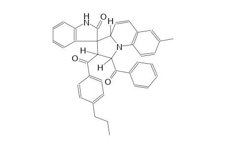 (1'S,2'S,3R,3a'R)-1'-benzoyl-7'-methyl-2'-(4-propylbenzoyl)-2',3a'-dihydro-1'H-spiro[indoline-3,3'-pyrrolo[1,2-a]quinolin]-2-one