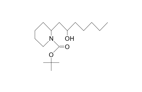 N-(T-Butoxycarbonyl)-2-(2-hydroxy-heptyl)-piperidine