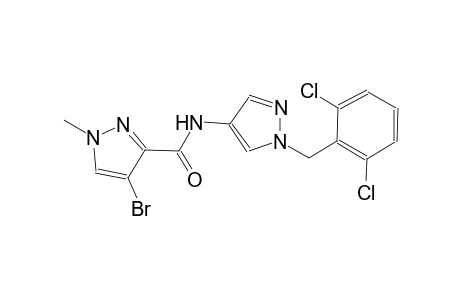 4-bromo-N-[1-(2,6-dichlorobenzyl)-1H-pyrazol-4-yl]-1-methyl-1H-pyrazole-3-carboxamide