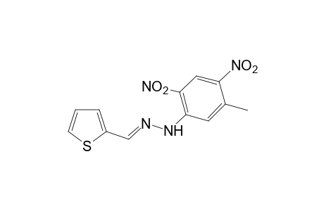 2-thiophenecarboxaldehyde, (4,6-dinitro-m-tolyl)hydrazone