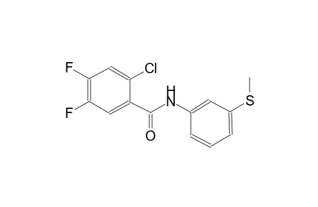 benzamide, 2-chloro-4,5-difluoro-N-[3-(methylthio)phenyl]-