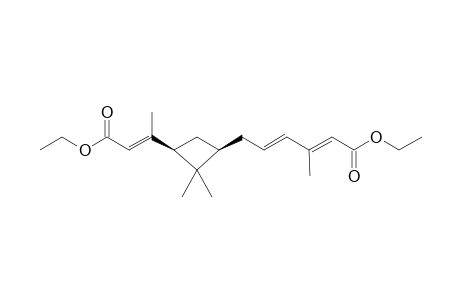 (1R,3S)-cis-2,2-Dimethyl-1-(4-methylethoxycarbonyl-2E,4.xi.pentadienyl)-3-(1-methyl-2-ethoxycarbonyl-1.xi.ethenyl)cyclobutane