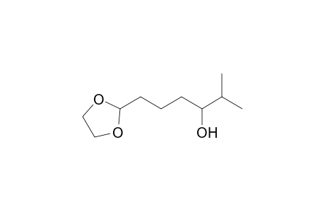 2-(4-Hydroxy-5-methylhexyl)-1,3-dioxolane