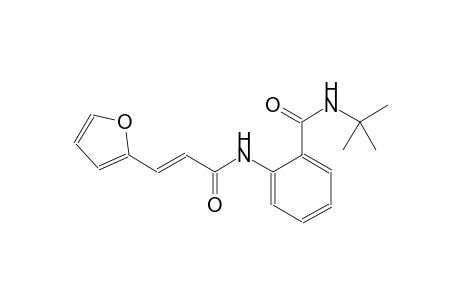 benzamide, N-(1,1-dimethylethyl)-2-[[(2E)-3-(2-furanyl)-1-oxo-2-propenyl]amino]-