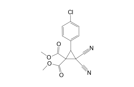3-(4-Chloro-phenyl)-2,2-dicyano-cyclopropane-1,1-dicarboxylic acid dimethyl ester
