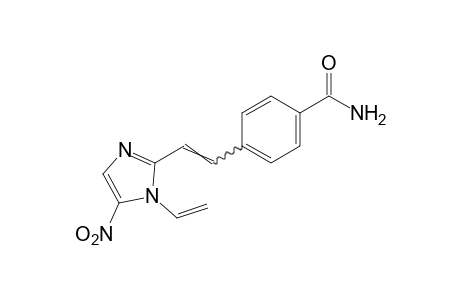 p-[2-(5-nitro-1-vinylimidazol-2-yl)vinyl]benzamide