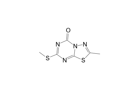 2-Methyl-7-(methylsulfanyl)-5H-[1,3,4]thiadiazolo[3,2-a][1,3,5]triazin-5-one