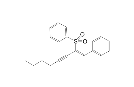 (Z)-1-Phenyl-2-phenylsulfonyl-1-octen-3-yne