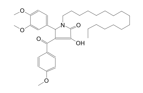 5-(3,4-dimethoxyphenyl)-1-hexadecyl-3-hydroxy-4-(4-methoxybenzoyl)-1,5-dihydro-2H-pyrrol-2-one