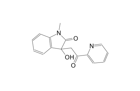 3-hydroxy-1-methyl-3-[2-oxo-2-(2-pyridinyl)ethyl]-1,3-dihydro-2H-indol-2-one