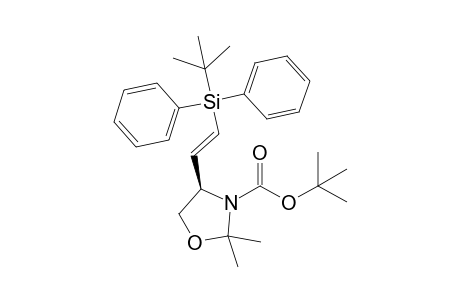 (4R)-4-[(E)-2-[tert-butyl(diphenyl)silyl]ethenyl]-2,2-dimethyl-3-oxazolidinecarboxylic acid tert-butyl ester