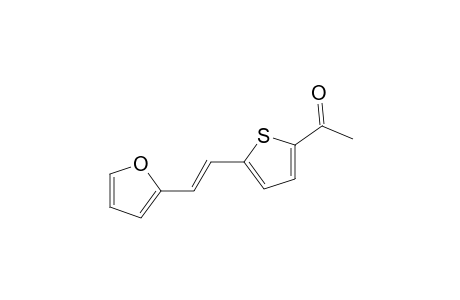 1-[5-[(E)-2-(2-furanyl)ethenyl]-2-thiophenyl]ethanone
