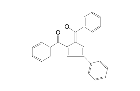 1-Benzoyl-3-phenyl-5-(.alpha.-hydroxybenzylidene)-1,3-cyclopentadiene